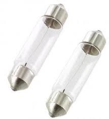 12V 10W HELLA DOME LIGHT BULBS 2 PACK VOLKSWAGEN T1 BUG BEETLE T2 BUS T3 VANAGON - Image 1 of 1