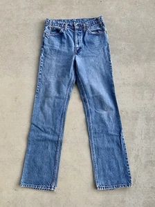 Vintage 80s USA Levi's Orange Tab Jeans Medium Wash Size 32x32 No Patch - Picture 1 of 9