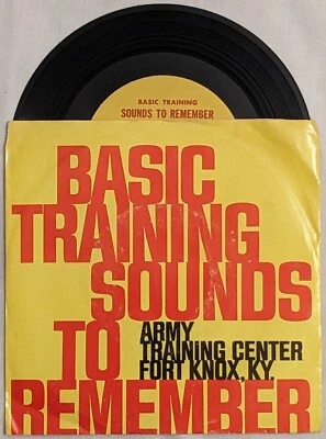 BASIC TRAINING SOUNDS TO REMEMBER Fort Knox KY picture sleeve 33 rpm 7" - Image 1 of 4