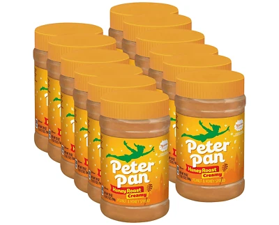 Peter Pan Creamy Honey Roast Peanut Butter Spread, Pack of 12 - Image 1 of 4