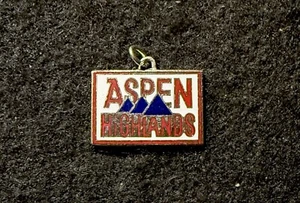 ASPEN HIGHLANDS Chaqueta con Dije de Esquí Llavero COLORADO Estación de Esquí Recuerdo Viaje - Imagen 1 de 3