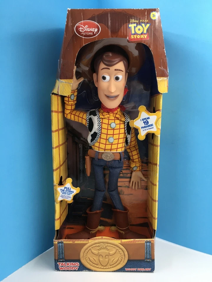 Toy Story Pull String Woody 16 Talking Figure Disney 19 Phrases Pixar
