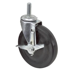 5 x 15/16 Threaded Stem Swivel Caster w/Brake 1-4631 - Picture 1 of 1