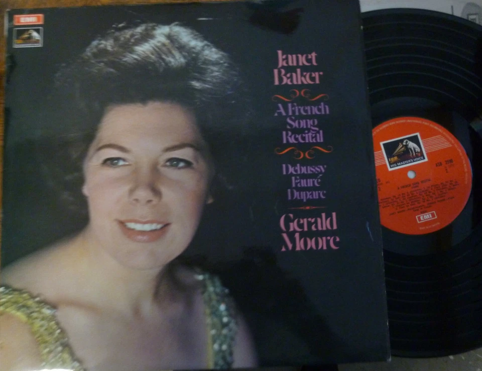 JANET BAKER a French song recital - GERALD MOORE  / HMV ASD 2590 - Image 1 of 1