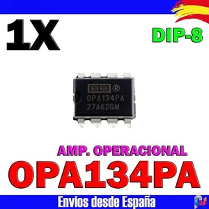 1x OPA134PA BB AMP. OPERACIONAL AUDIO DIP-8 - Imagen 1 de 1