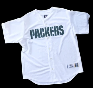 Camiseta de béisbol de malla vintage de los Green Bay Packers NFL hecha en EE. UU. para hombre XL - Imagen 1 de 10