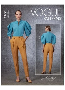Vogue V1704 Sewing Pattern Misses' Top Pants Size B5 (8-10-12-14-16) UNCUT - Picture 1 of 3