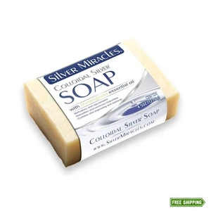 Silver Miracles Colloidal Silver Soap With Lemongrass Oil | Natural Skin Care... - Picture 1 of 2