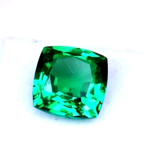 Natural Tsavorite Green Garnet 10.56 Ct Certified Loose Gemstone Cushion Cut - Picture 1 of 10