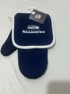 Seattle Seahawks offiziell lizenziertes NFL Team Ofenhandschuh & Topflappen Set - Bild 1 von 4
