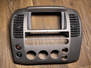 2005 - 2007 NISSAN PATHFINDER Radio A/C Heat PLASTIC BEZEL BLACK OEM - Picture 1 of 7