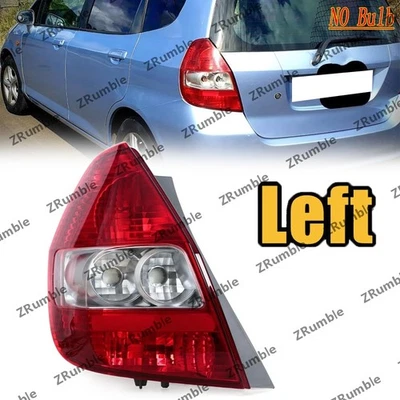 Left Tail Light For Honda JAZZ 2003-08 For Fit 2007-08 Rear Brake Lamp NO Bulb - Image 1 of 4