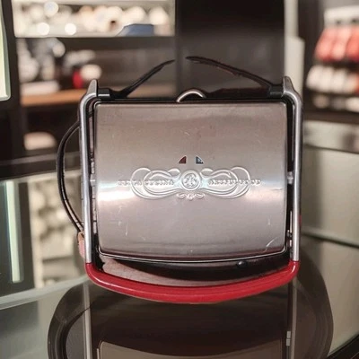 Parrilla de comida artística Bella Cucina Panini, sub y sandwichera, rojo inoxidable 13002 Foto 1 de 4