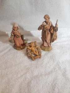  Belén de Navidad Fontanini 1991 figuras bebé Jesús pesebre José María - Imagen 1 de 11