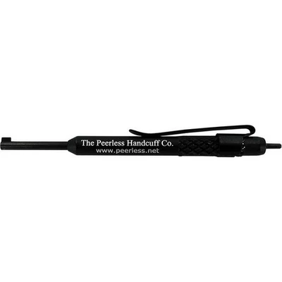 PEERLESS HANDCUFF COMPANY Peerless Model 4118 Oversized Handcuff Key w/ Pen Clip, Black