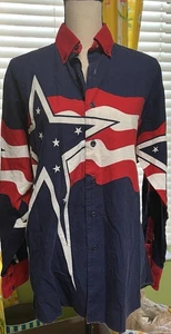 Vintage Brooks & Dunn Long Sleeve Shirt Texas Size Large MUST SEE - Picture 1 of 5