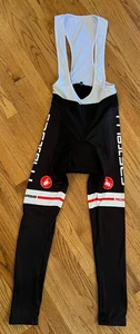Castelli Thermal Cycling Bib Suit Knickers Size Men's Large Padded Worn - Picture 1 of 20