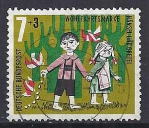 Bund BRD Mi. 0369 aus 1961 ORTSVOLLSTEMPEL Barntrup / Wohlfahrt / Märchen - Bild 1 von 2