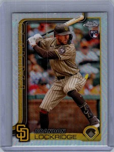 2025 Topps Chrome #106 Brandon Lockridge Topps Refractors - Picture 1 of 2