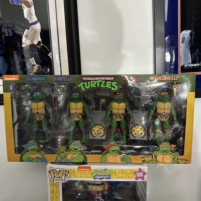NECA Haulathon 1st Teenage Mutant Ninja Turtles Paquete de 4 Exclusivo ✅🔥 🇺🇸 TMNT🔥 Foto 1 de 4