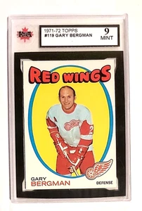 1971-72 Topps NHL Hockey #119 Gary Bergman / Detroit Red Wings / KSA Mint - Bild 1 von 2