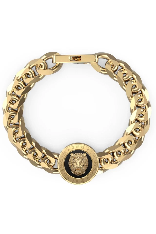 Guess Gents Lion King Bracelet UMB01314YGBKS - Image 1 of 1