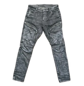 G-Star Raw Air Defense Zip Skinny Men's Jeans With Zipper Cargo Pockets Sz 34x32 - Picture 1 of 13
