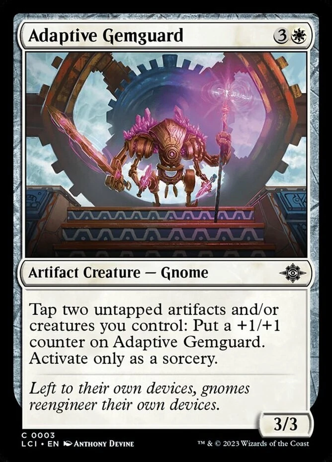 x1 Adaptive Gemguard - Lost Caverns of Ixalan - NM - MTG - Image 1 of 1