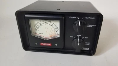 Diamond SX240C High Power SWR Power Meter 1.8-54, and 140-470 MHz 3000 Watts - Image 1 of 4