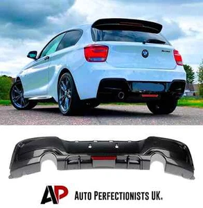 BMW Serie 1 F20 F21 PRE-LCI Diffusore Posteriore Lucido Valancia Labbra CON LED - Foto 1 di 8
