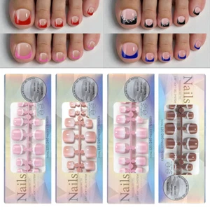 Cerotti Unghie Finte Quadrati Corti 120pz Punte Unghie Finte - Foto 1 di 17