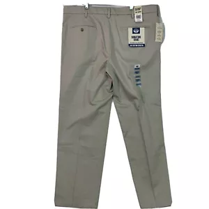 Pantaloni cachi camicia Dockers da uomo 40 x 32 lusso cotone vestibilità classica a pieghe $62 - Foto 1 di 19
