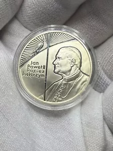 POLAND 1999 10 ZLOTYCH "POPE JOHN PAUL II " GEM CAMEO PROOF SILVER COIN J46 - Picture 1 of 2