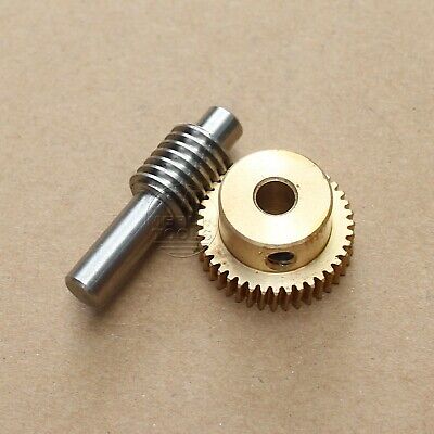 0.5 Modulus 20 To 60 Teeth Worm Gear And Shaft Drive Gearbox - Select Size • 12.24£