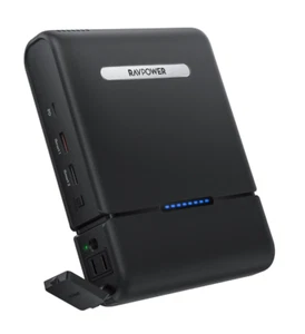 RAVPower AC Power Bank 30000mAh 100W(150W max) AC Outlet - New Sealed Box - Picture 1 of 7