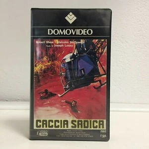CACCIA SADICA VIDEO V 2000 VIDEOCASSETTA DOMOVIDEO ROBERT SHAW M.MCDOWELL - Bild 1 von 5