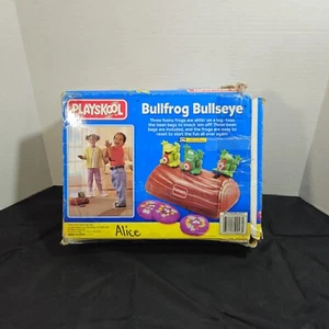 Playskool Bullfrog Bullseye Bean Bag CornHole Childrens Game Vintage 1998 In Box - Picture 1 of 23