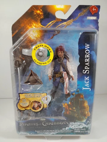 Pirates Of The Caribbean On Stranger Tides Jack Sparrow Action Figure 2011 Jakks Cover