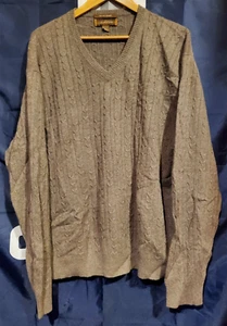 Tasso Elba Fine Cashmere Light Brown Sweater - Picture 1 of 5