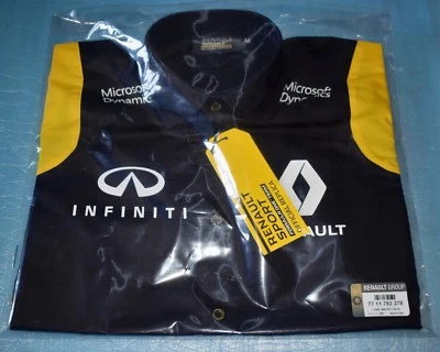 chemise manches courtes RENAULT SPORT FORMULA ONE TEAM REPLICA F1 taille M neuf