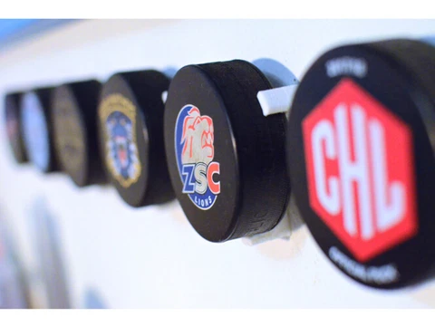 Hockey Puck Wall Display Mount | Ice Hockey Decor | Standard Hockey Puck Holder Cover