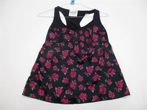 Blusa Top KIRRA Para Mujer Talla M Informal Sin Mangas Azul Marino Floral - Imagen 1 de 6