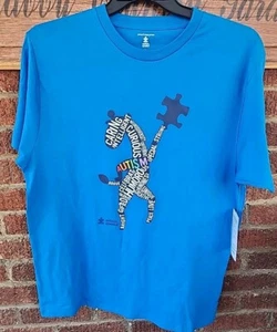 I Love Someone With Autism Suport Gift Idea Graphic Tee-Shirts "Autism Speaks" L - Picture 1 of 8