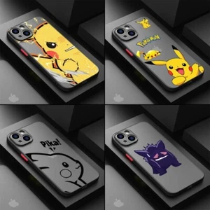 iPhone Pokémon Handyhülle l Pikachu Gengar Case Apple Cover Anime Schutz Hülle - Bild 1 von 8