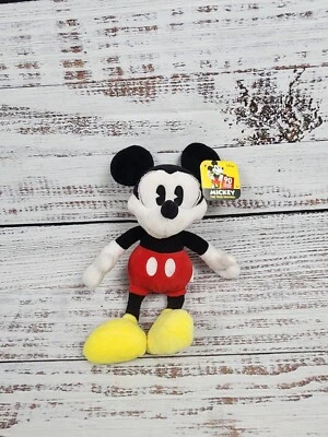 Disney Mickey Mouse 90 Years Of Magic Orig Pie Eye Mickey 8" Plush New with Tag - Image 1 of 4