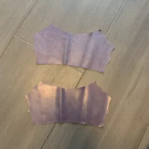 Coppia di guanti in gomma lattice / guanti senza dita taglio pronto - viola metallizzato - Foto 1 di 1