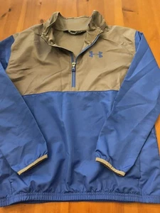 Under Armour Loose Fit Boys Size Large 1/4 Zip Long Sleeve Pullover Jacket - Picture 1 of 12