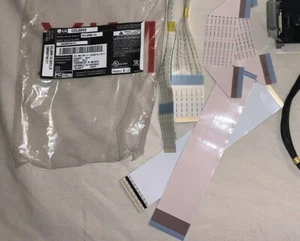 LG 65SJ8000 SUHD T-Con Board To Screen Panel LVDS Ribbon Cables - Picture 1 of 2