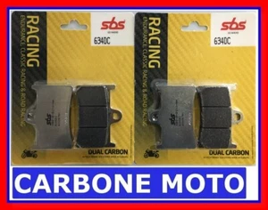 KIT PASTIGLIE FRENO ANT. RACING SBS DUAL CARBON YAMAHA YZF R6 2014 634DC - Foto 1 di 1