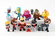 12Pcs Set The Incredibles 2 Movie Mini Pvc Figures Models Kids Toys Gift Uk